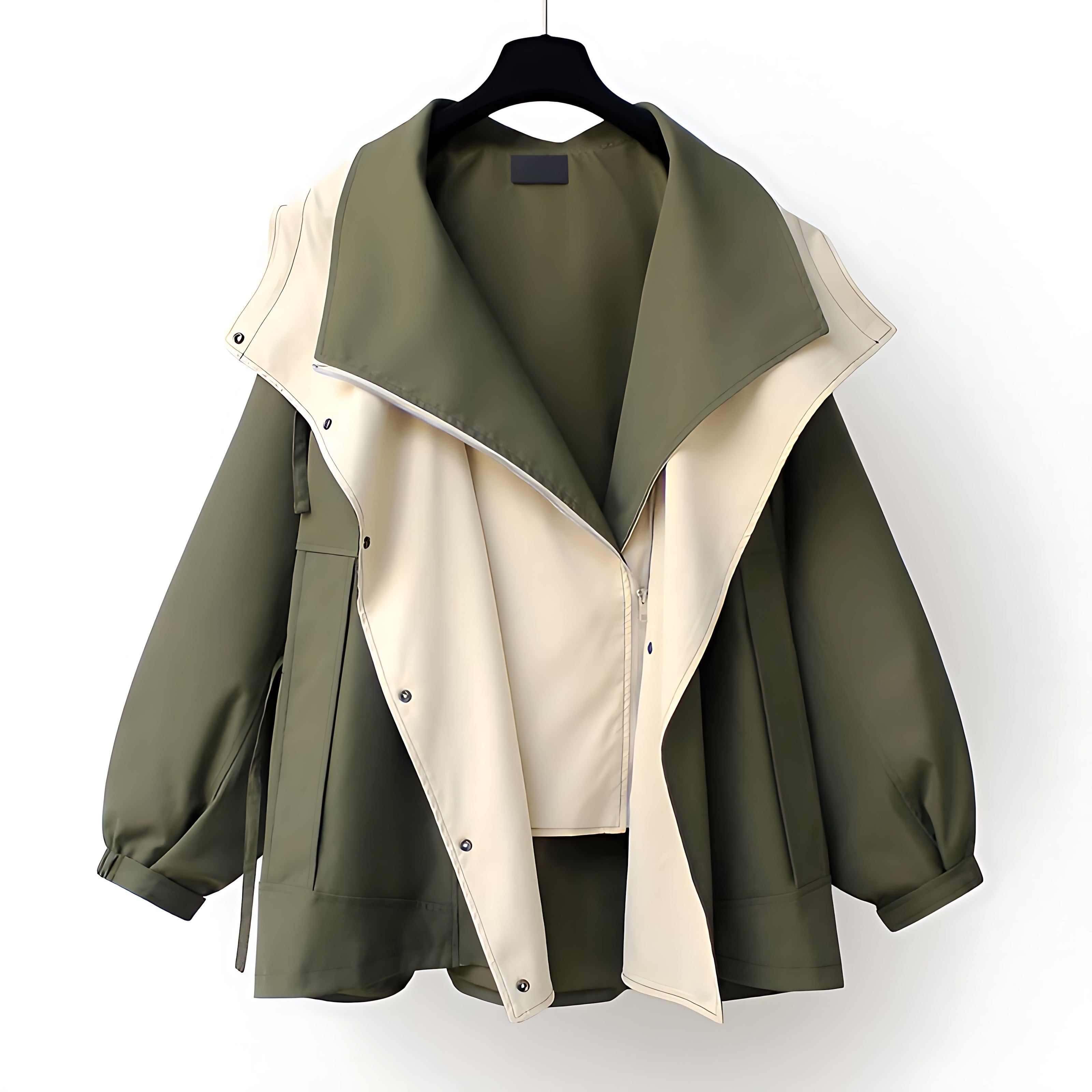 Oversized Windbreaker Jacket
