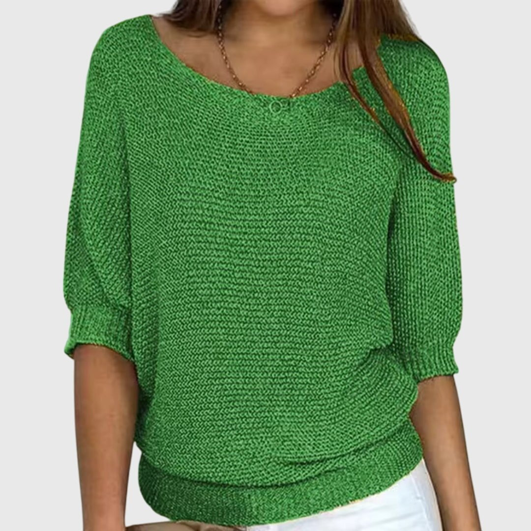 Women's Knit Sweater - Green