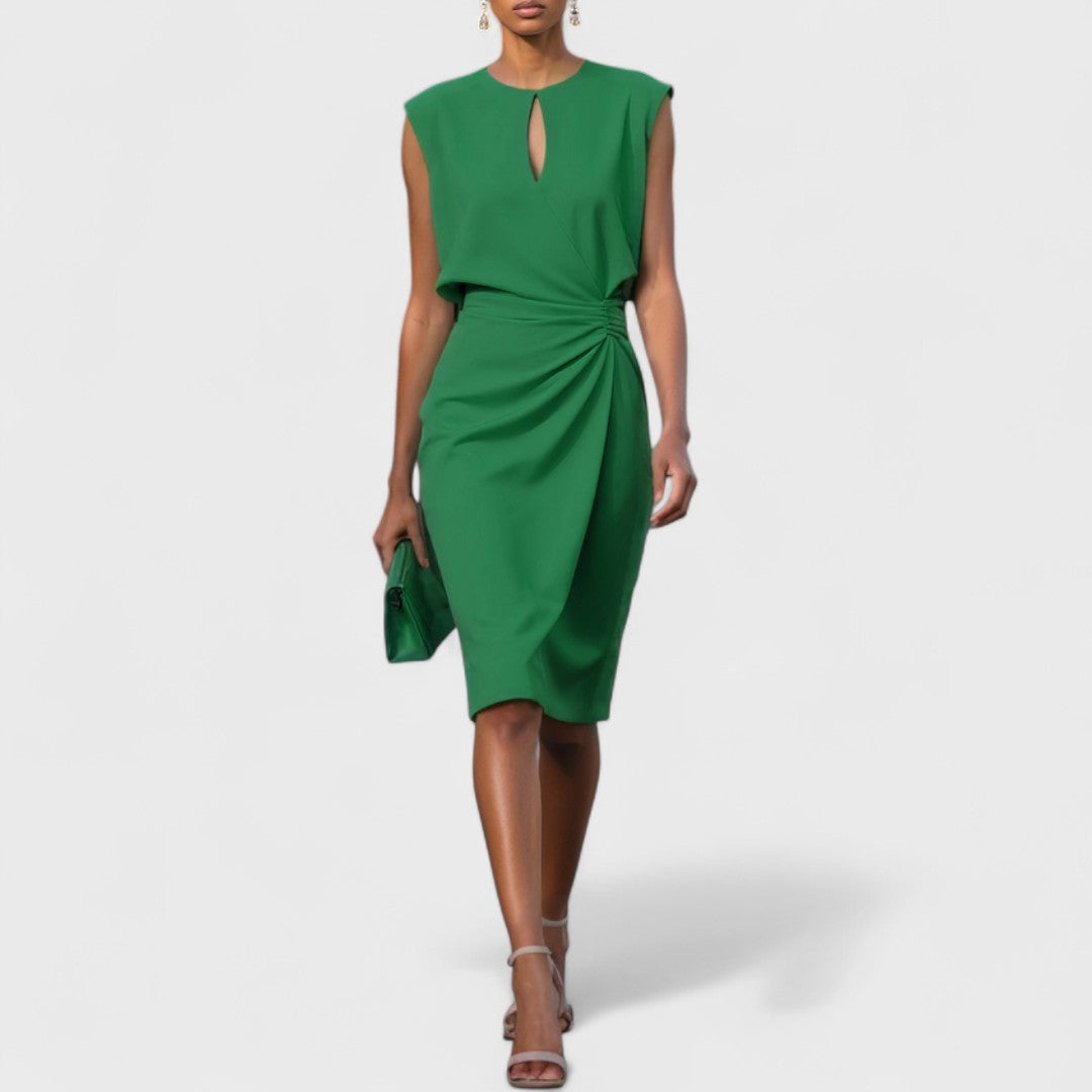 Patricia Women's Sleeveless Wrap Midi Dress 4