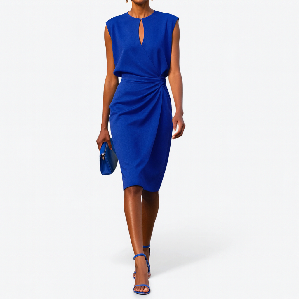 Patricia Women's Sleeveless Wrap Midi Dress 6