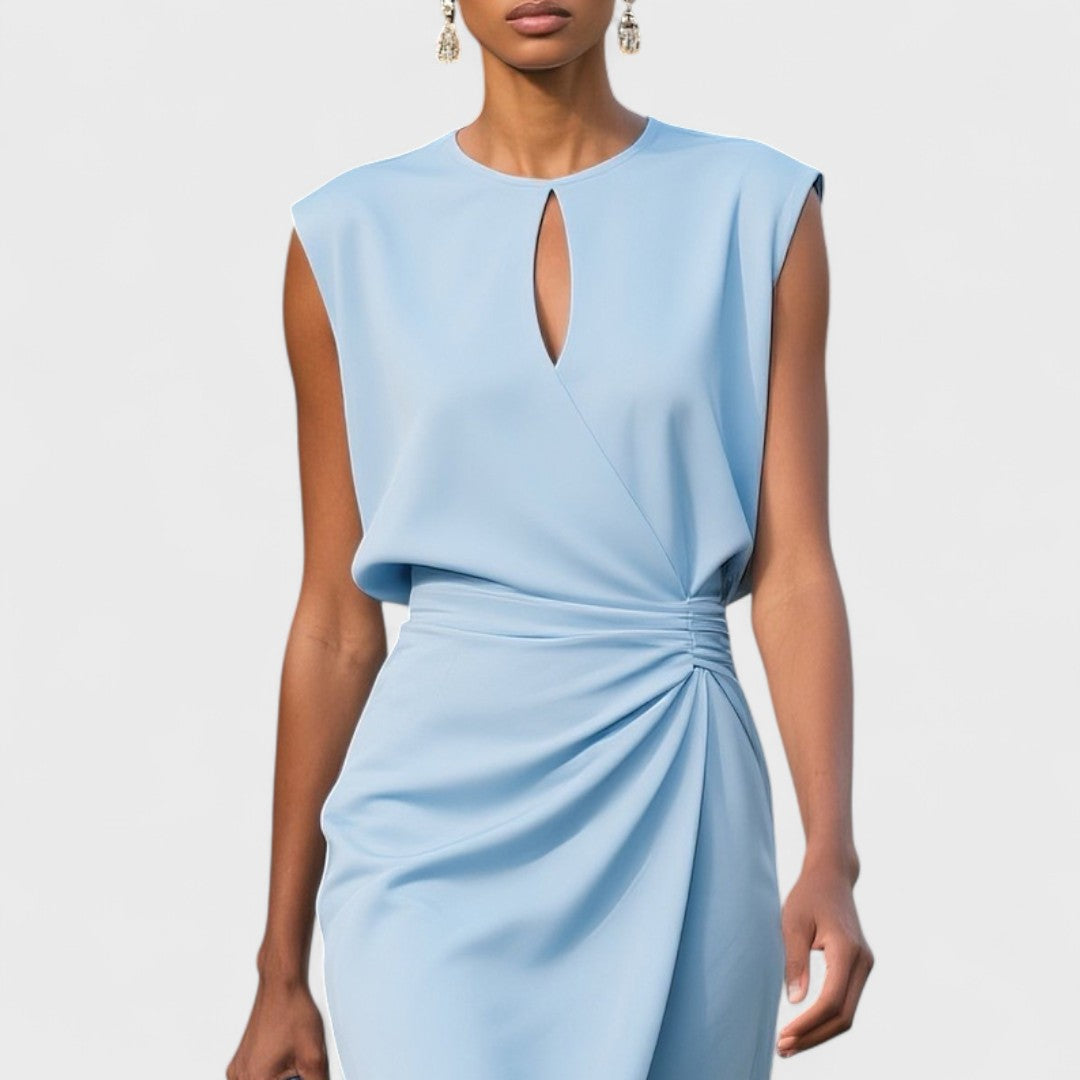 Patricia Women's Sleeveless Wrap Midi Dress 7