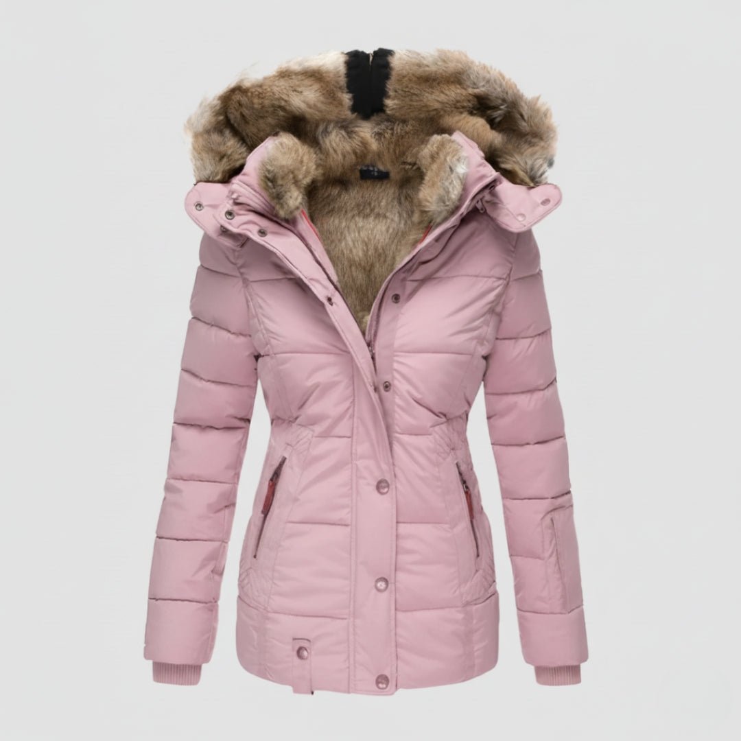 Women's Puffer Jacket - Pink