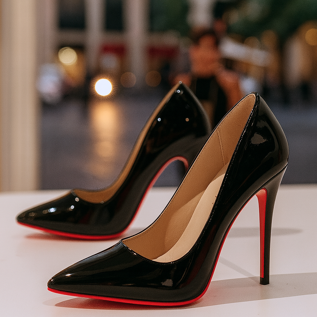 Phoebe Women's Patent Leather Pointed Toe Pumps 4
