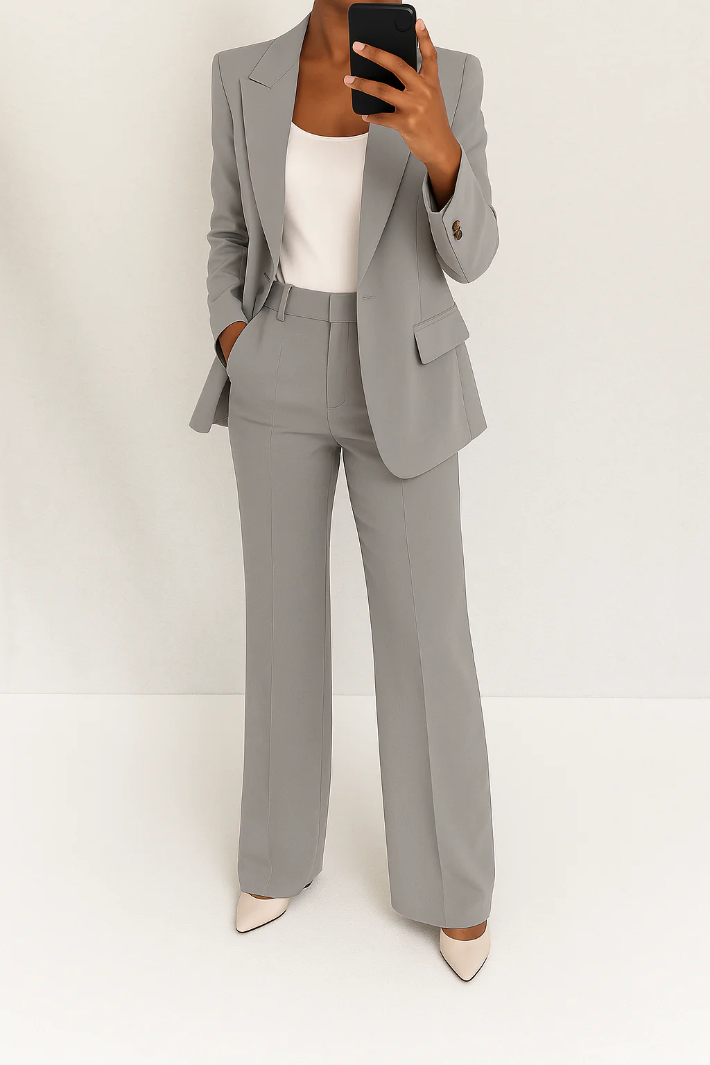 Poppy Women's Double Breasted Blazer & Trouser Set 2