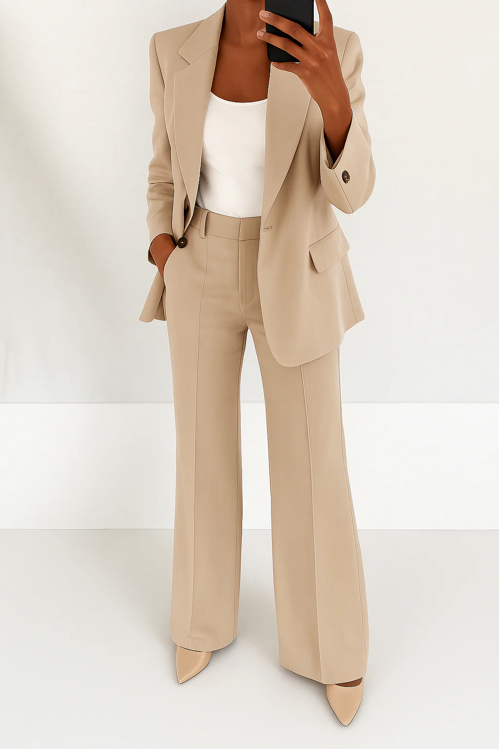 Poppy Women's Double Breasted Blazer & Trouser Set 3