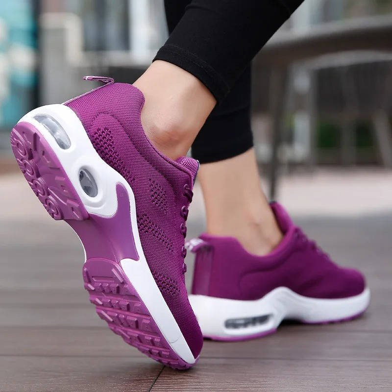 Women's Air Cushion Knit Sneakers
