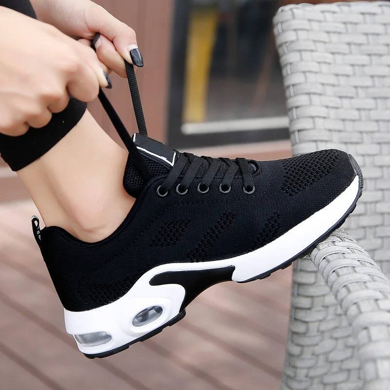 Women's Air Cushion Knit Sneakers