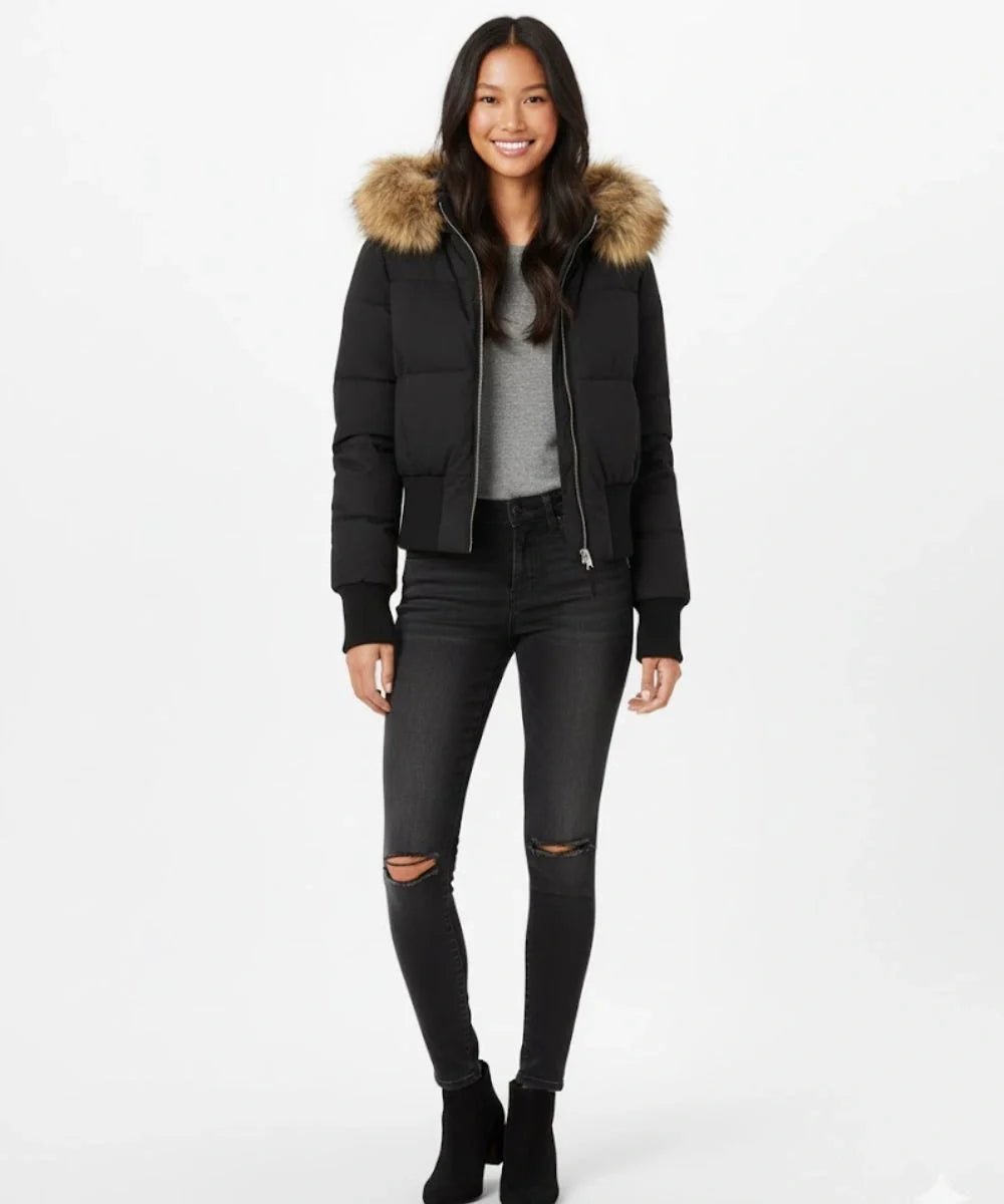 Women's Cropped Puffer Jacket