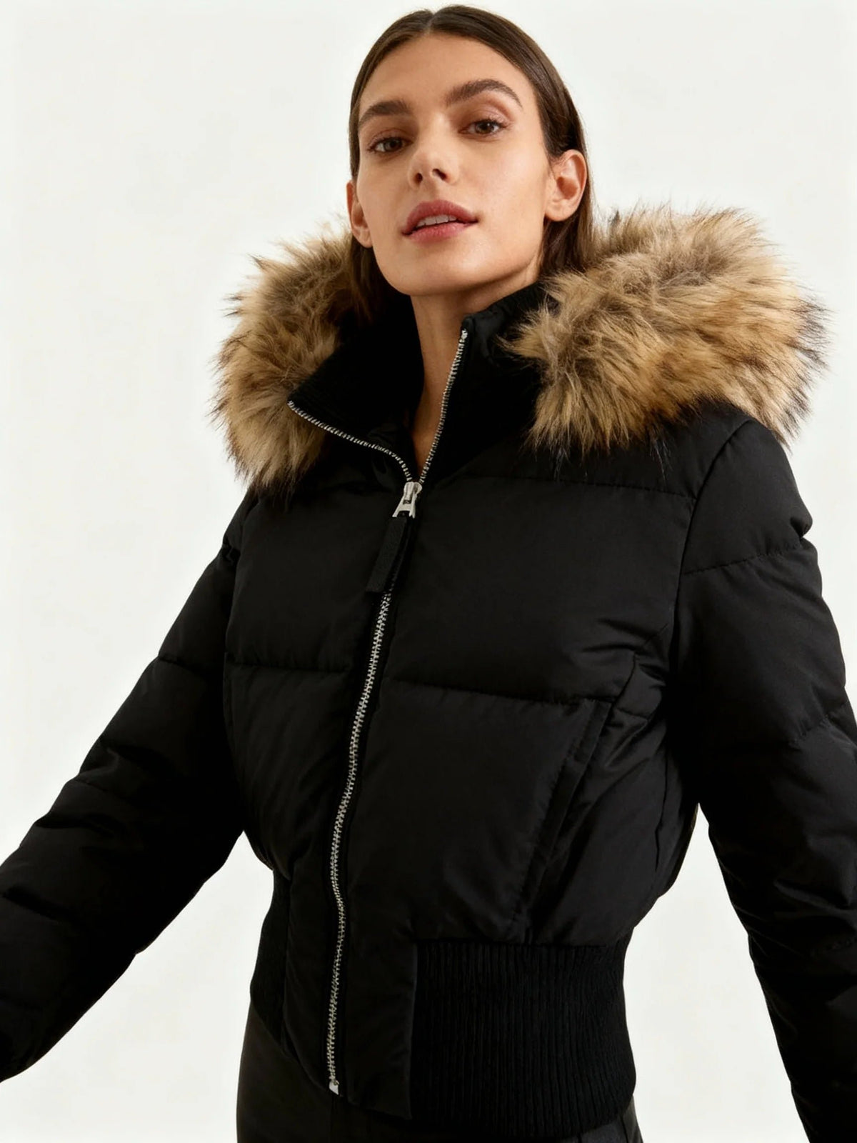 Women's Cropped Puffer Jacket