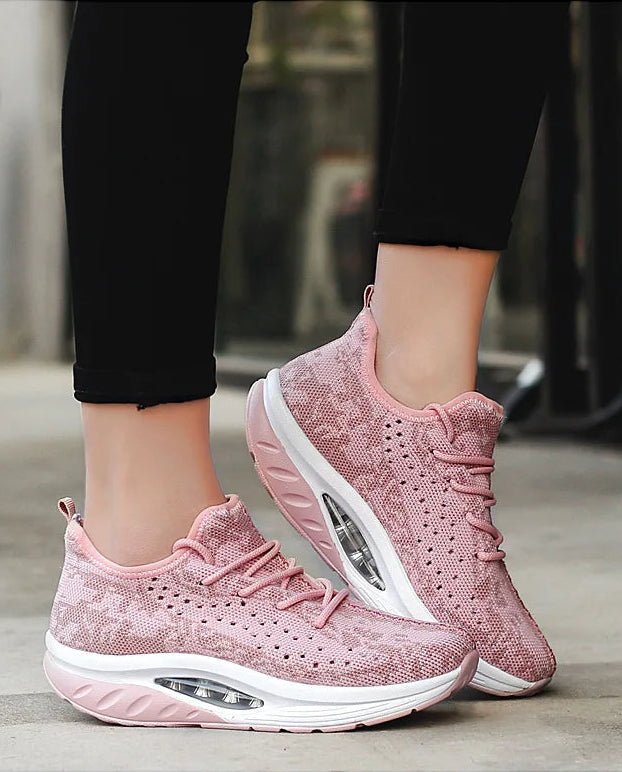 Women's Floral Platform Sneakers