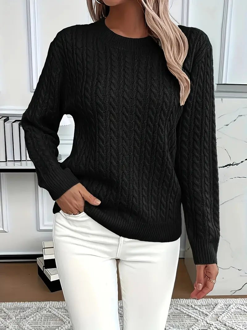 Women's Knit Sweater - Black