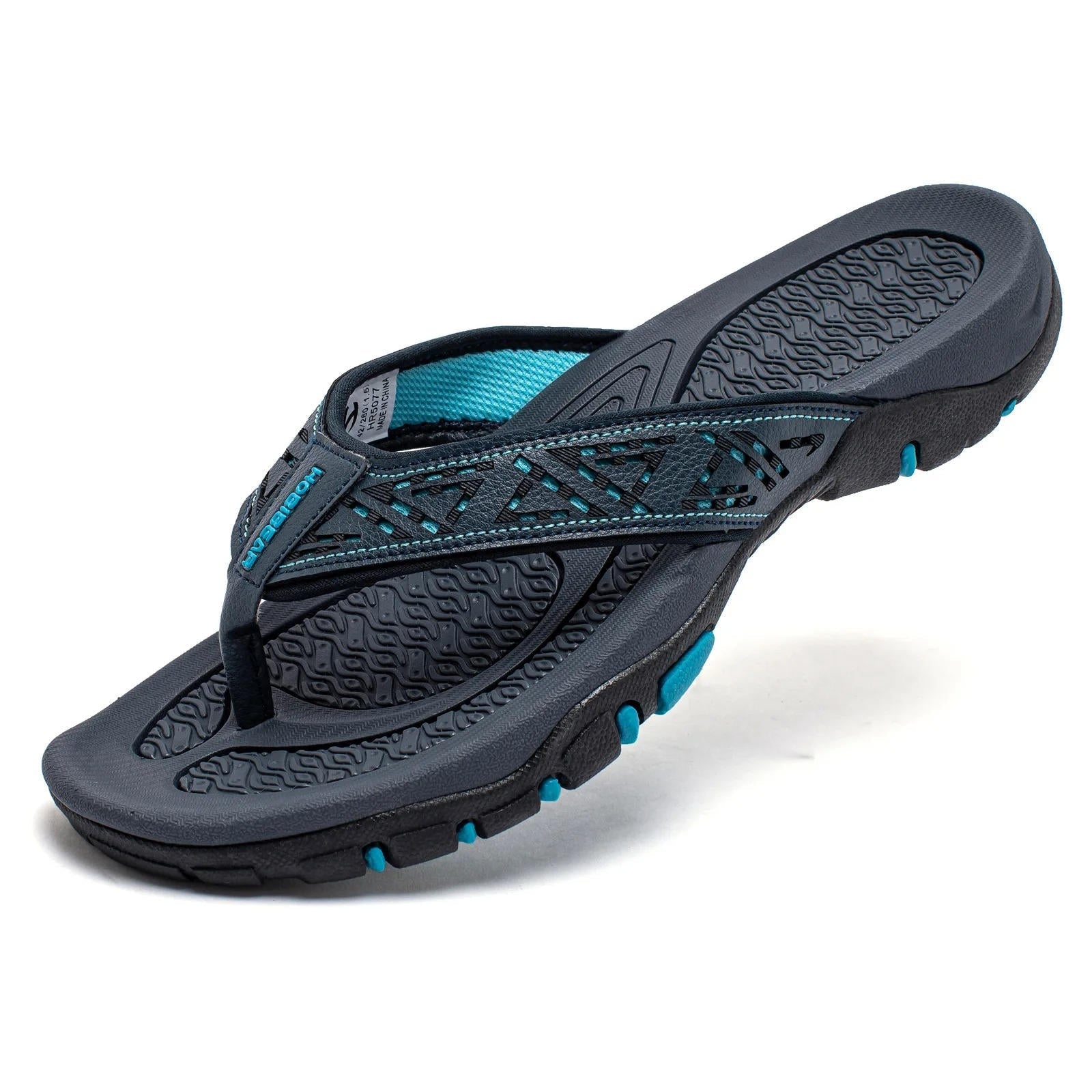 Reid Men's Leather Flip Flop Sandals 15