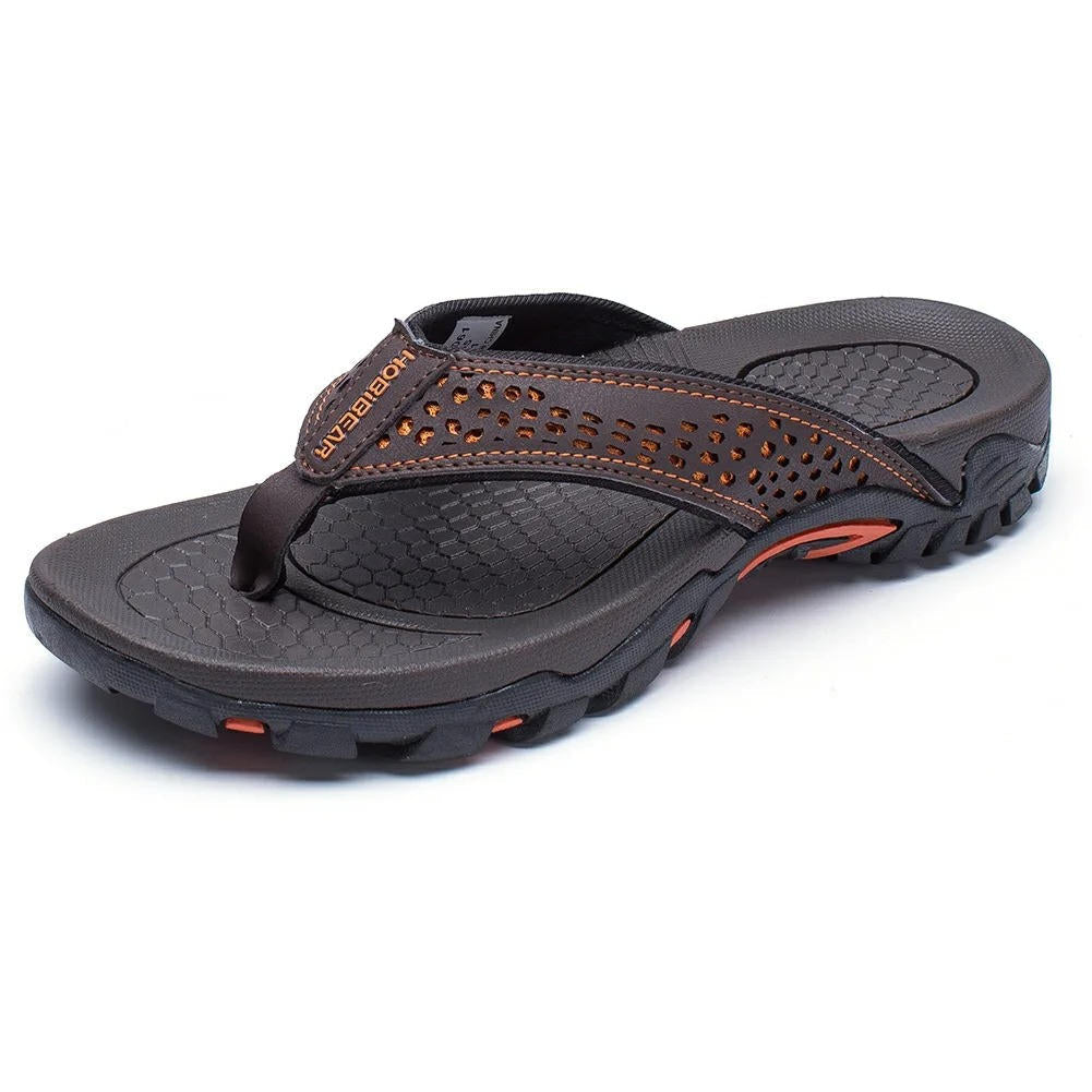 Reid Men's Leather Flip Flop Sandals 3