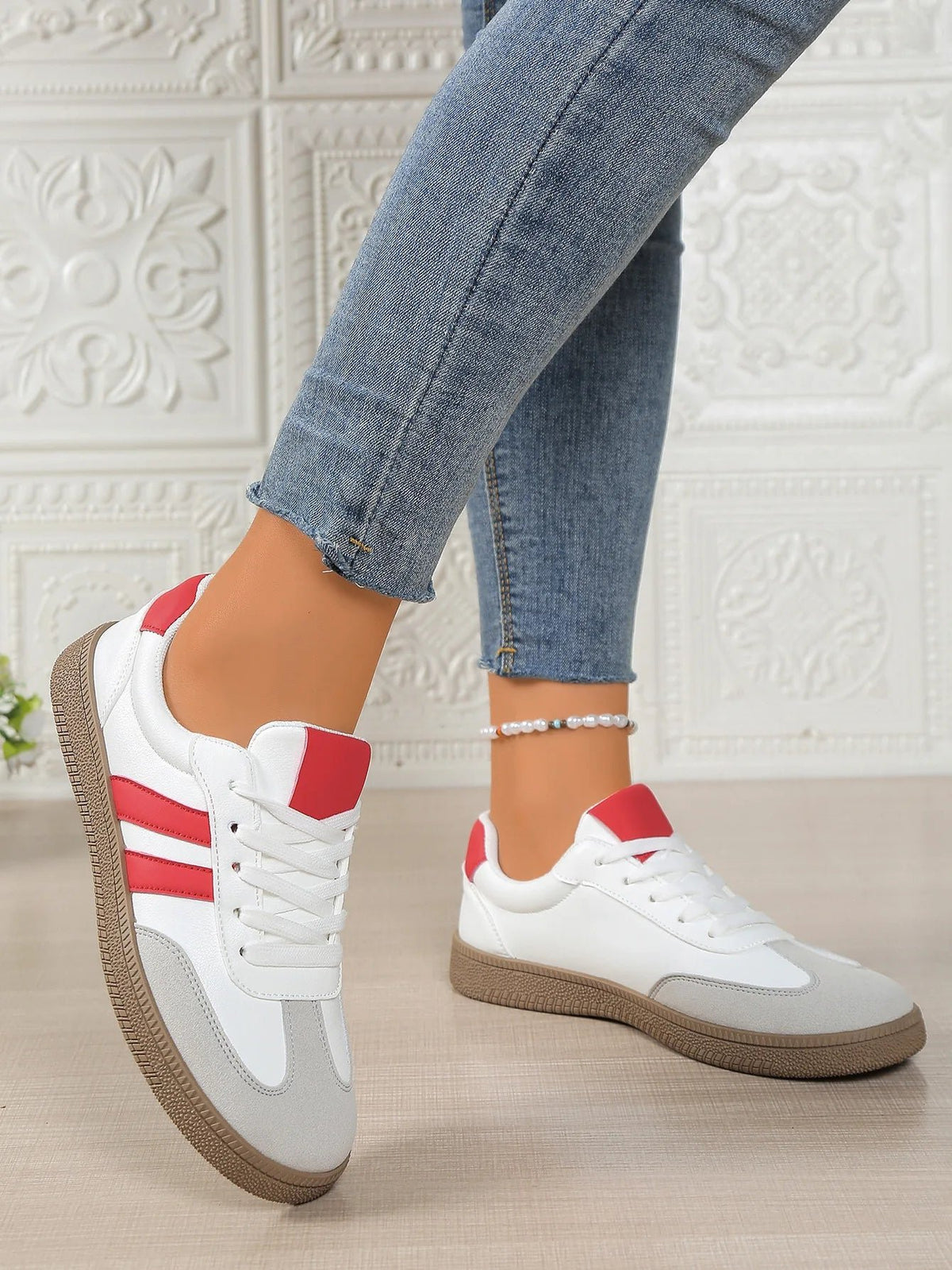 Women's Suede Low-Top Sneakers
