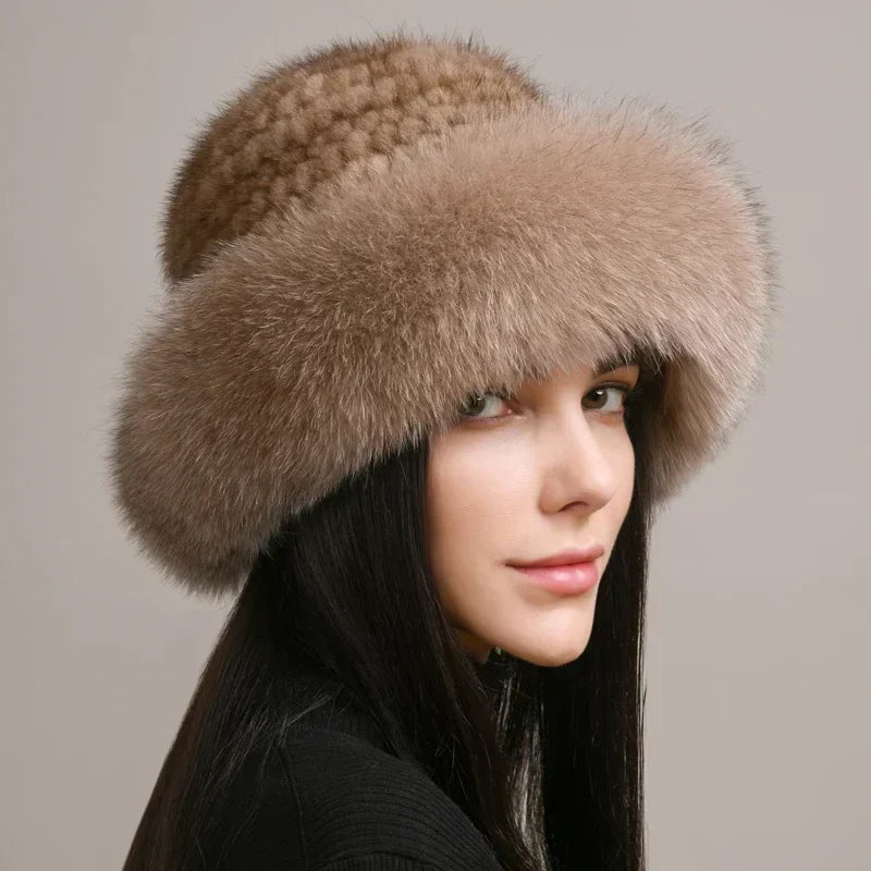 Rosie Women's Faux Fur Bucket Hat 3
