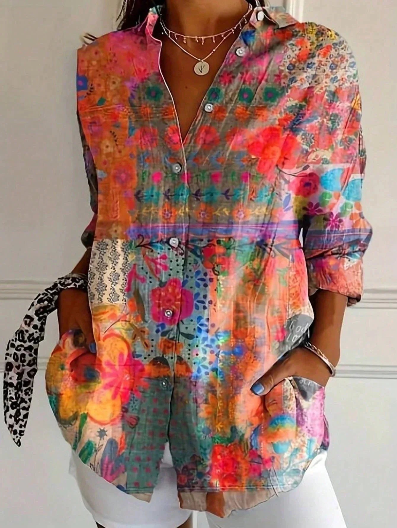 Rosie Women's Floral Printed Blouse 2