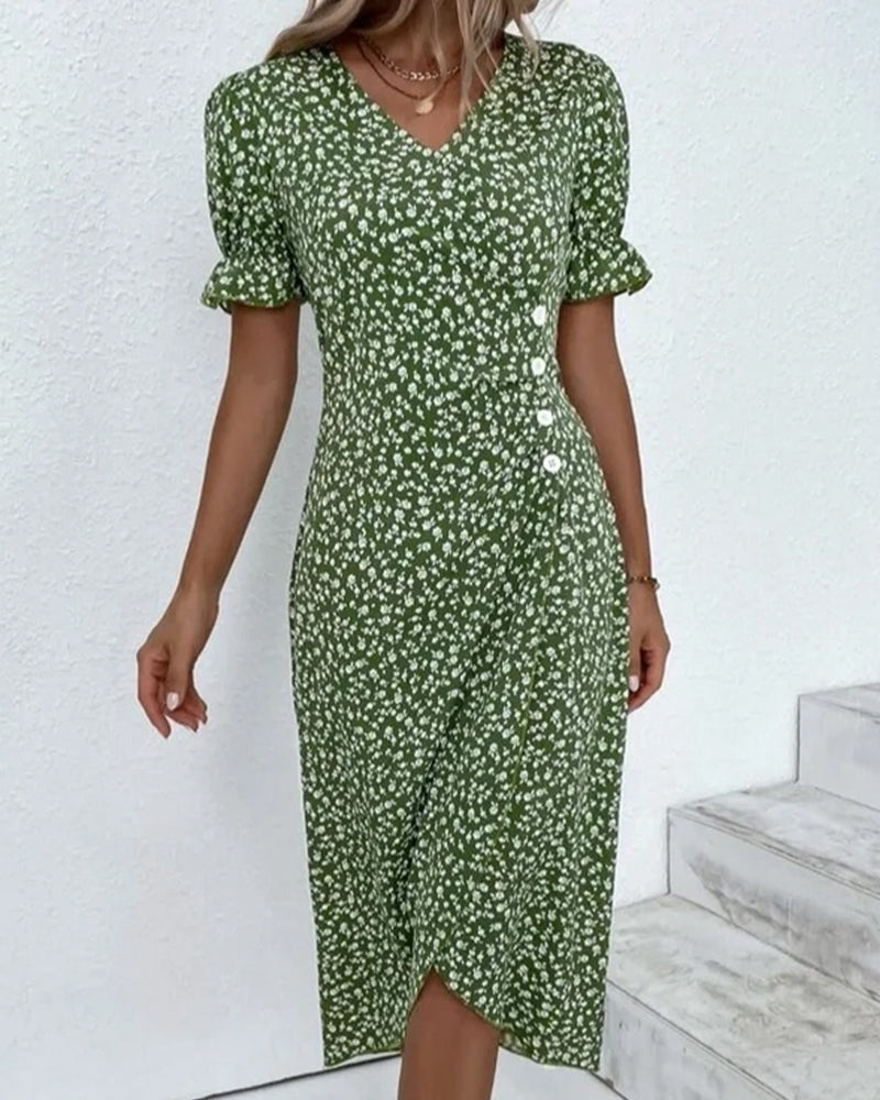 Rosie Women's Floral Wrap Midi Dress 5
