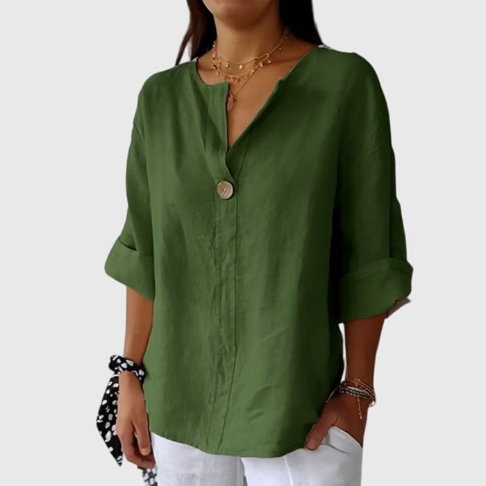 Women's Oversized Blouse - Green