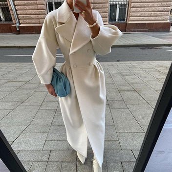 Women's Oversized Wool Wrap Coat