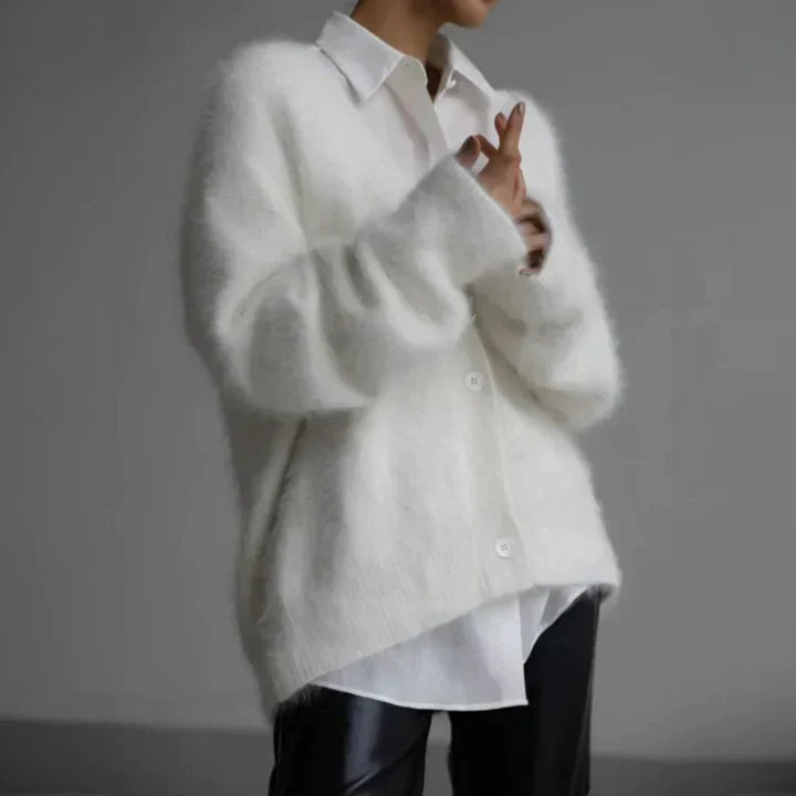 Ruby Women's Oversized V-Neck Cardigan 7
