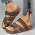 Ruby Women's Woven Platform Wedge Sandals 1