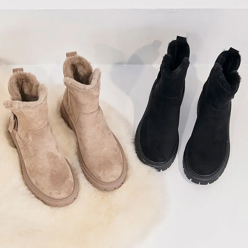 Women's Suede Snow Boots