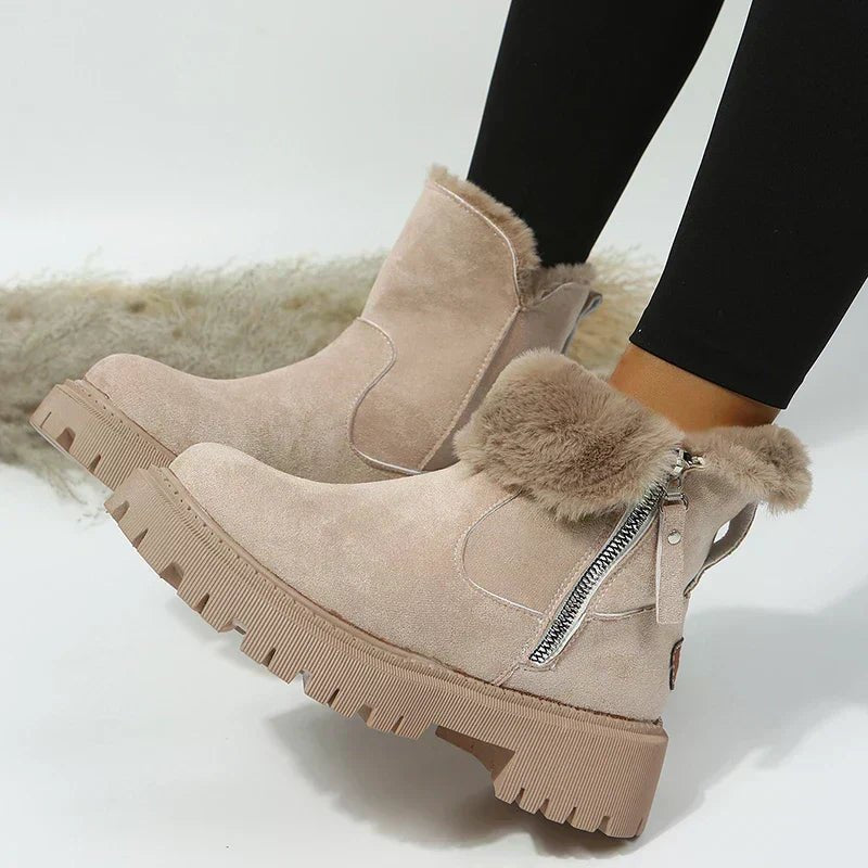 Women's Suede Snow Boots