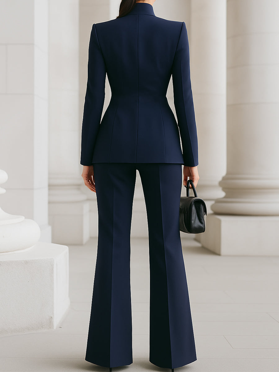 Sharie - Elegant Blazer & Trouser Suit Set 8