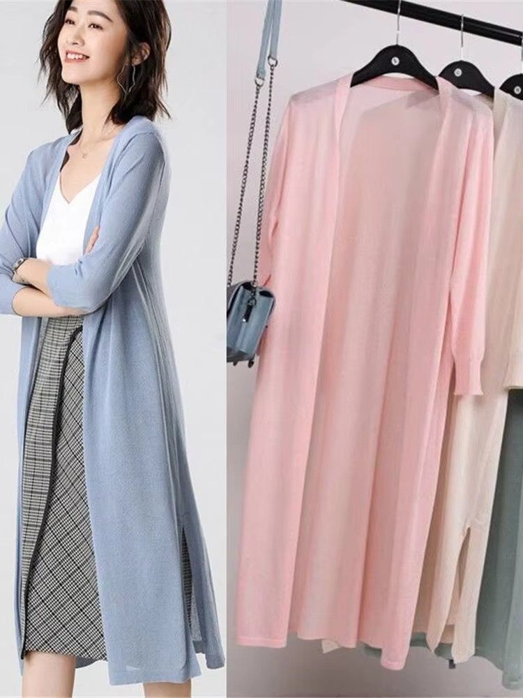 Women's Oversized Knit Duster Cardigan