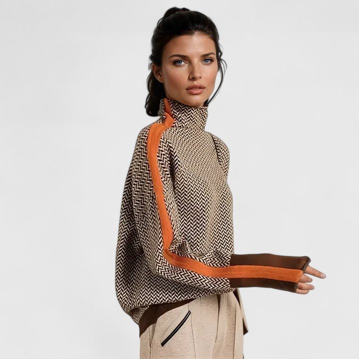 Women's Oversized Wool Turtleneck Sweater