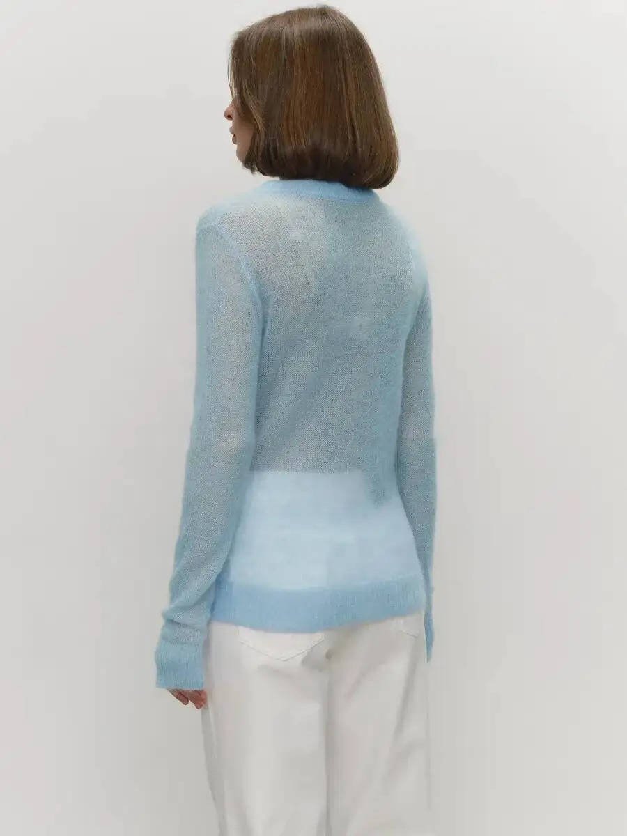 Women's Mohair Crewneck Sweater