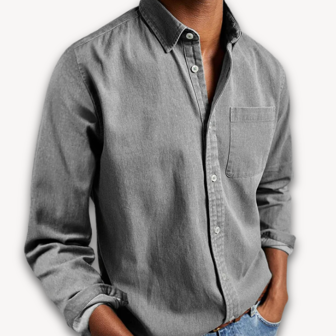 Spencer Men's Cotton Long Sleeve Shirt 3