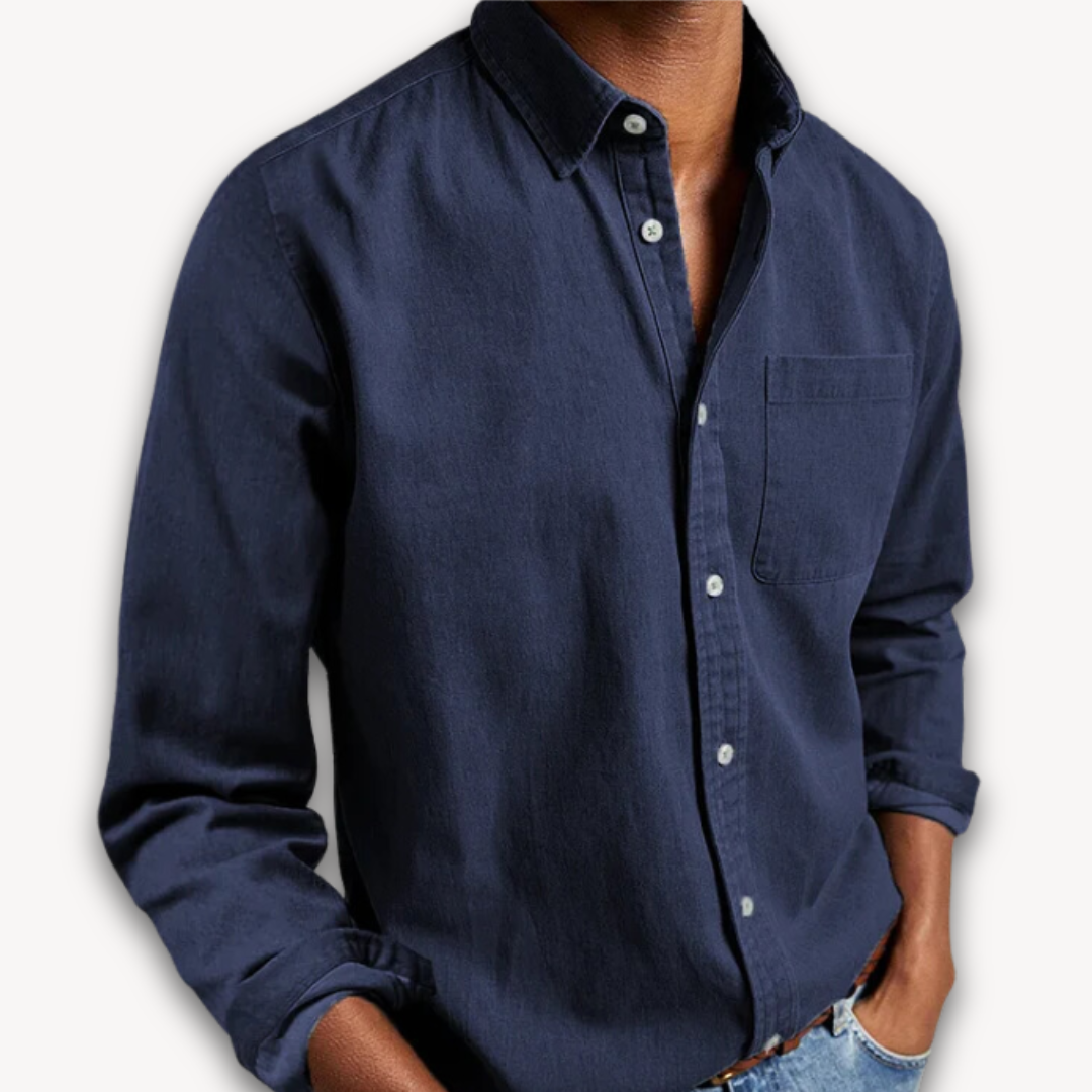 Spencer Men's Cotton Long Sleeve Shirt 6