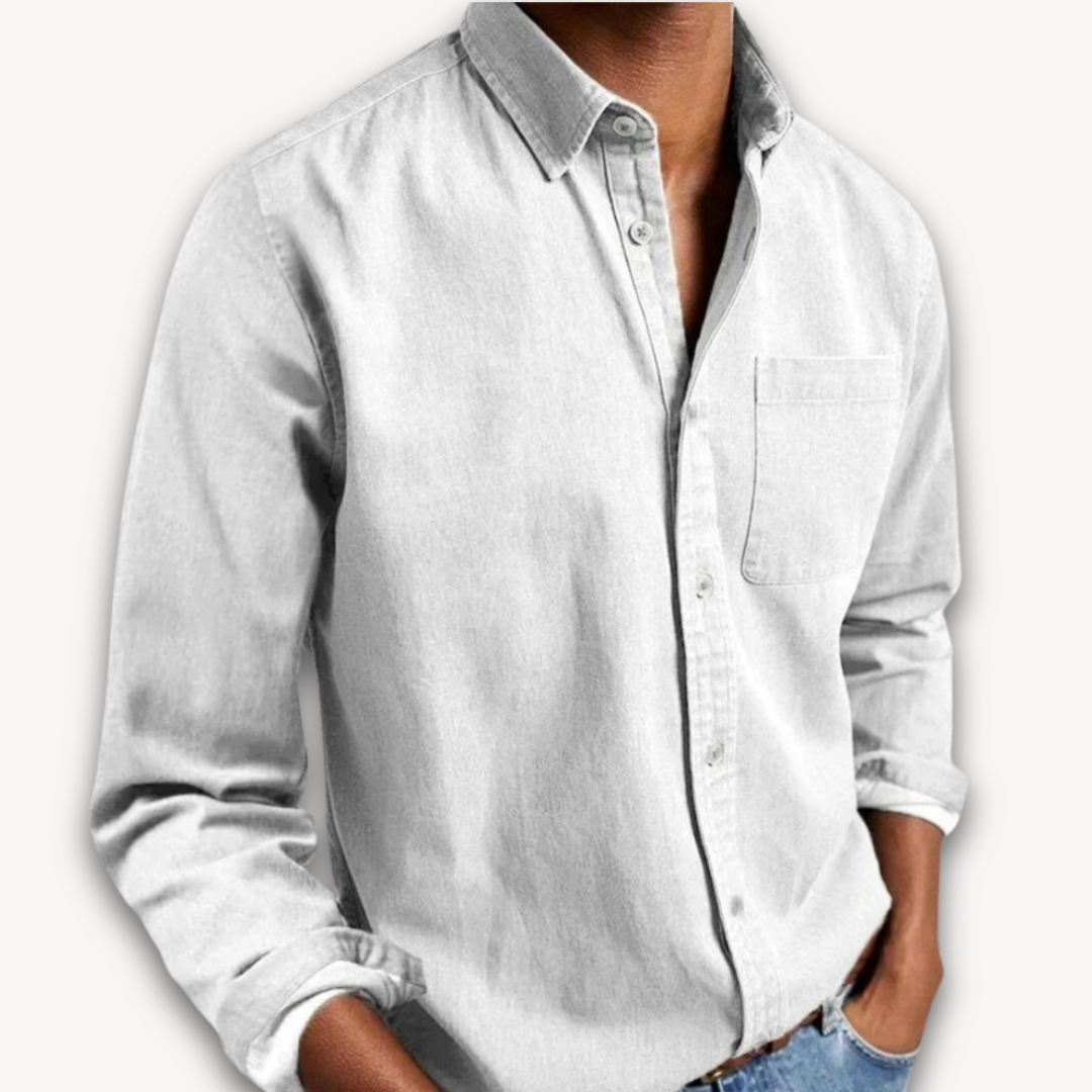 Spencer Men's Cotton Long Sleeve Shirt 7