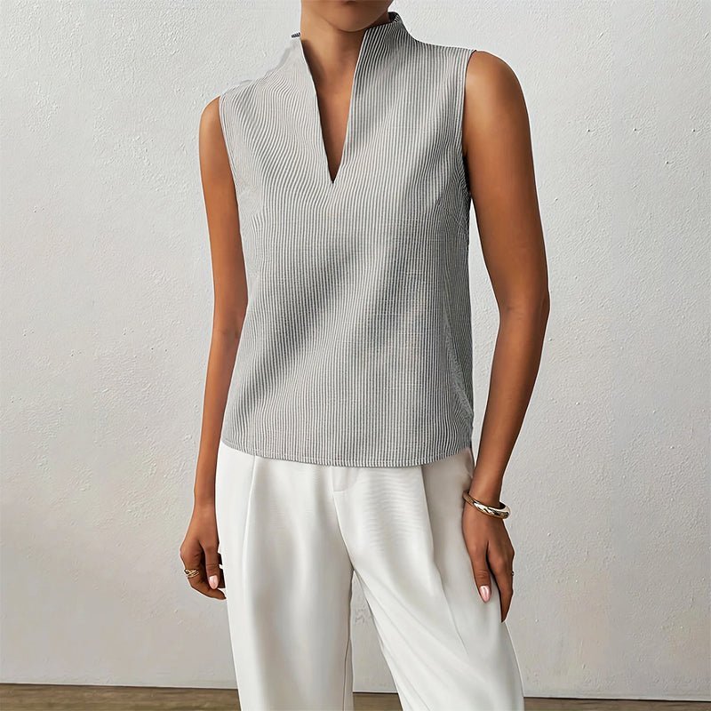 Women's Striped Work Blouse