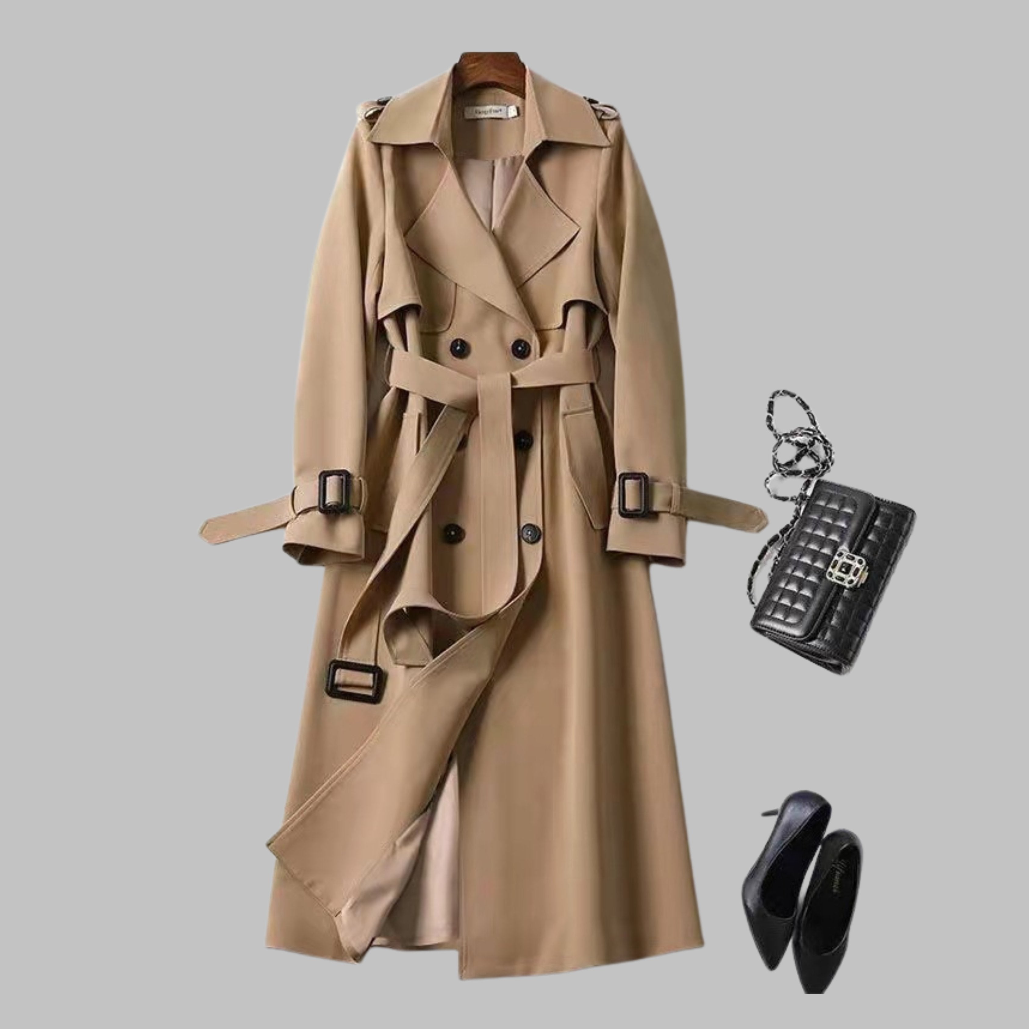 Women's Trench Coat - Beige