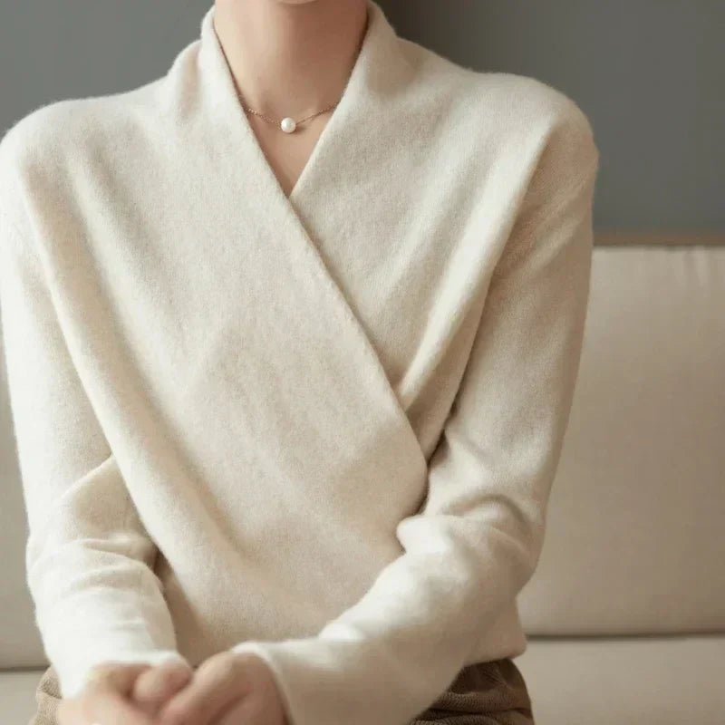 Stella Women's Wool Wrap Sweater 7