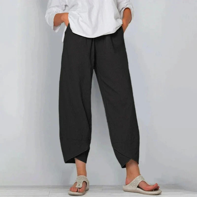 Tessa Women's Relaxed Fit Wide Leg Trousers 6