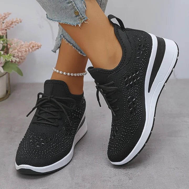Women's Knit Platform Sneakers