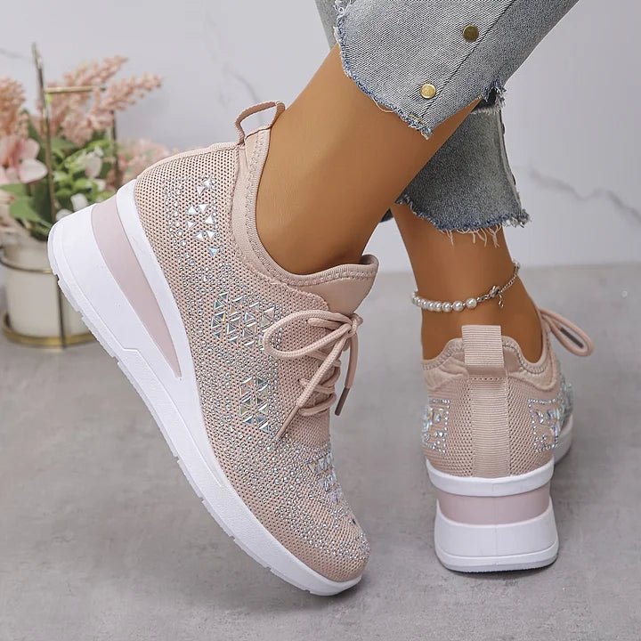 Women's Knit Platform Sneakers