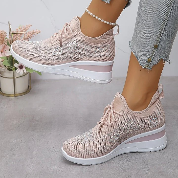 Women's Knit Platform Sneakers