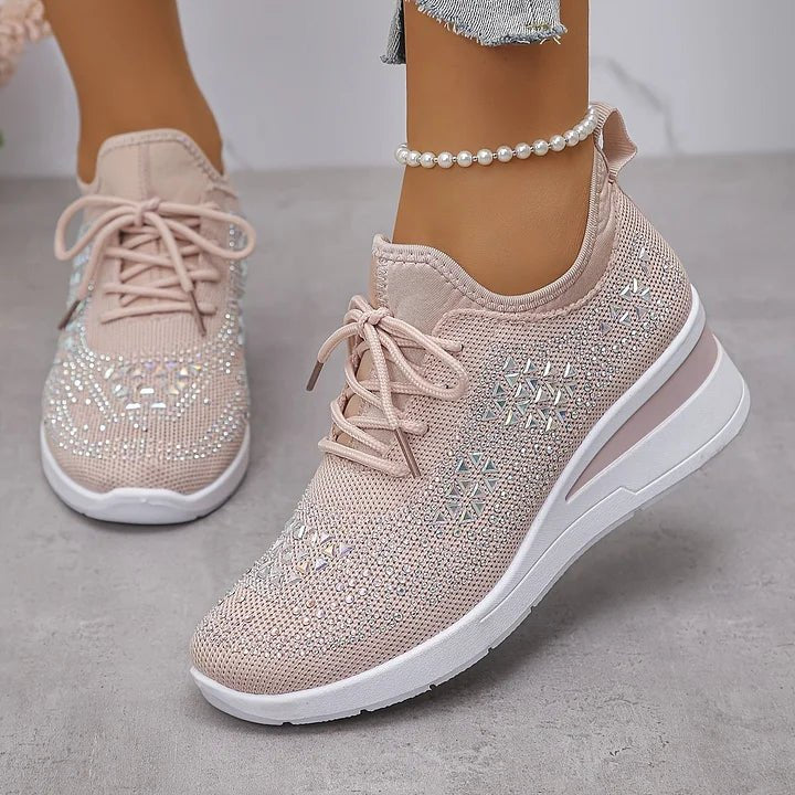 Women's Knit Platform Sneakers