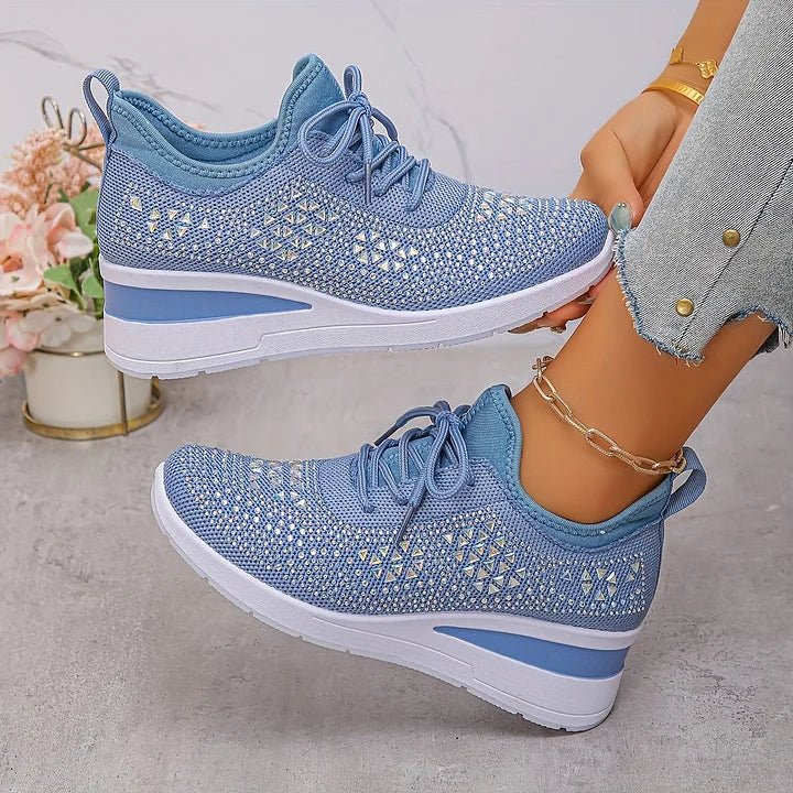 Women's Knit Platform Sneakers