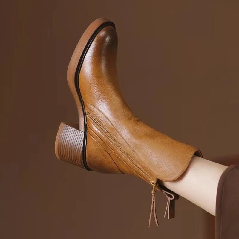 Women's Leather Ankle Boots