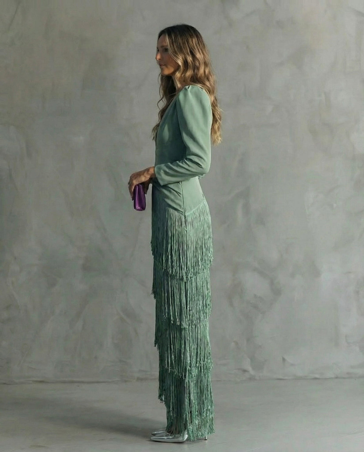 Formal Long Sleeve Maxi Dress