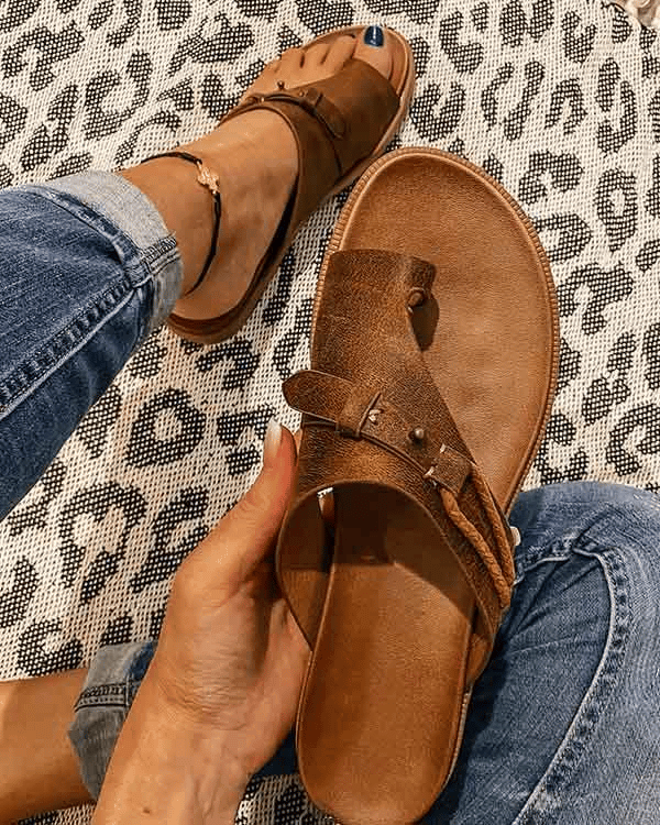 Wesley Men's Leather Sandals 1