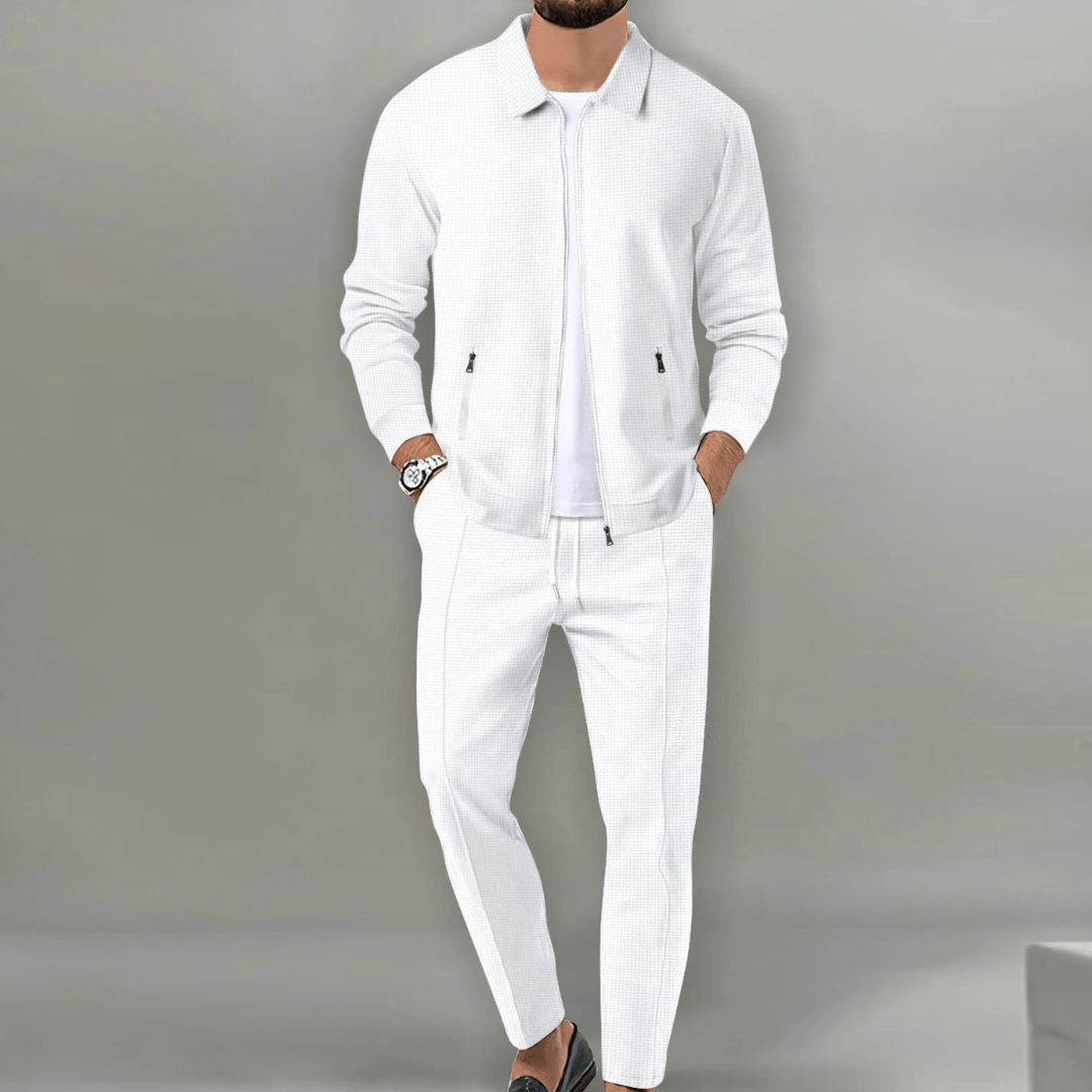Wesley Men's Zip Up Tracksuit Set 2