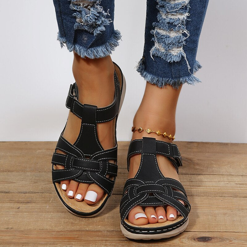 Whitney Women's Leather Comfort Sandals 2