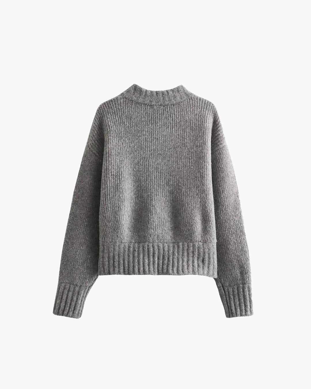 Women's Cropped Wool Cardigan