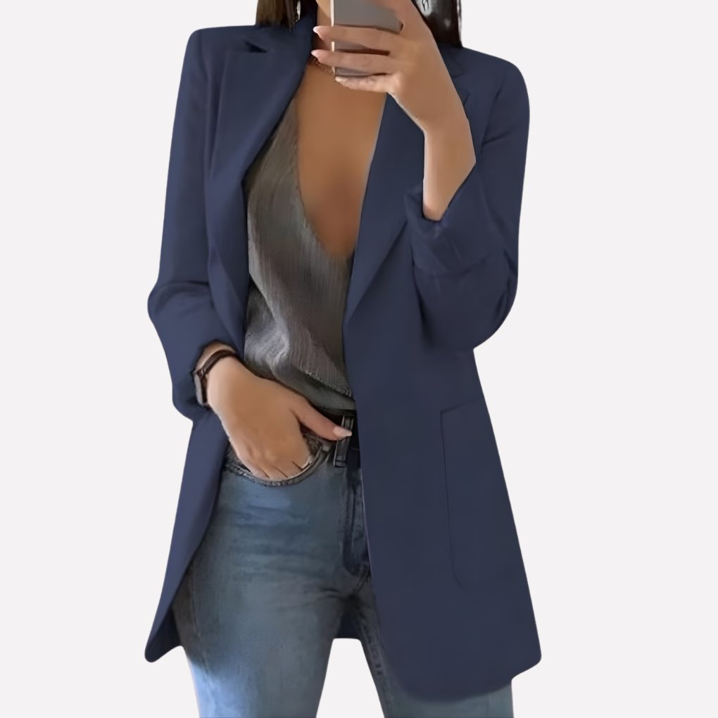 Women's Oversized Blazer - Black